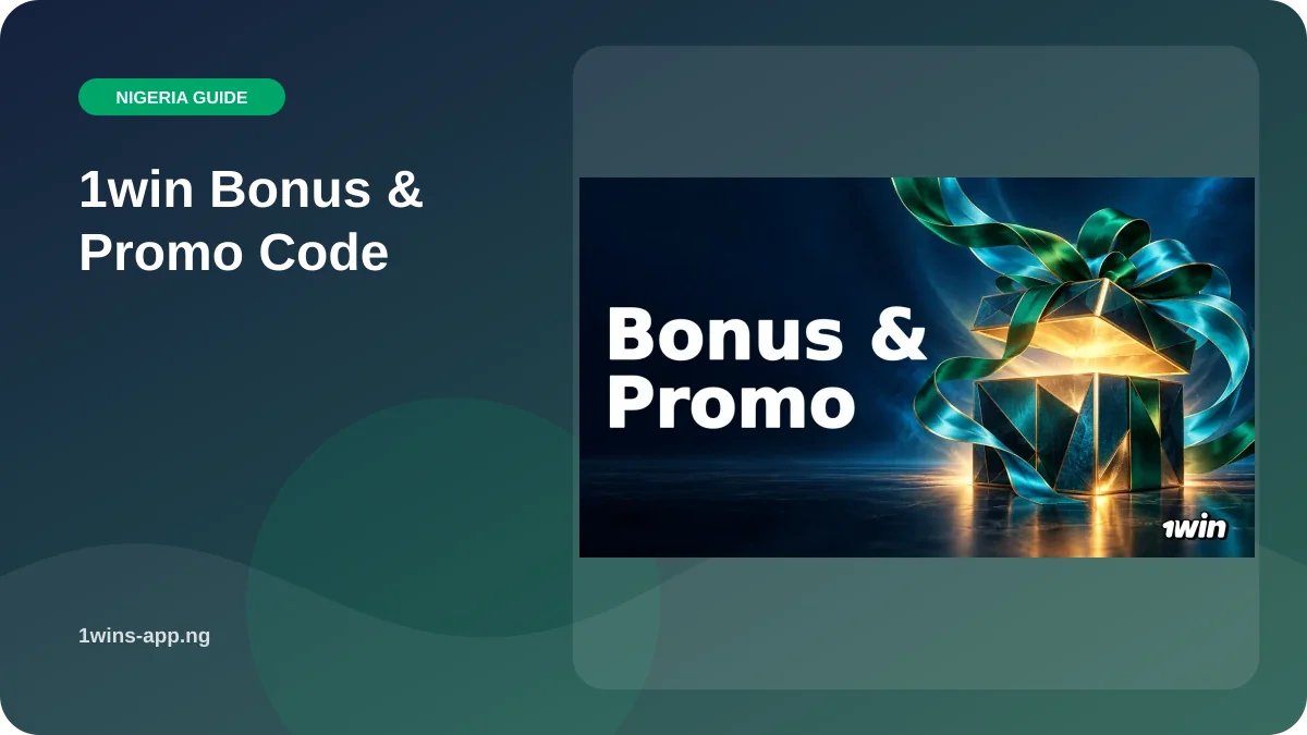 1win Bonus & Promo Code illustration