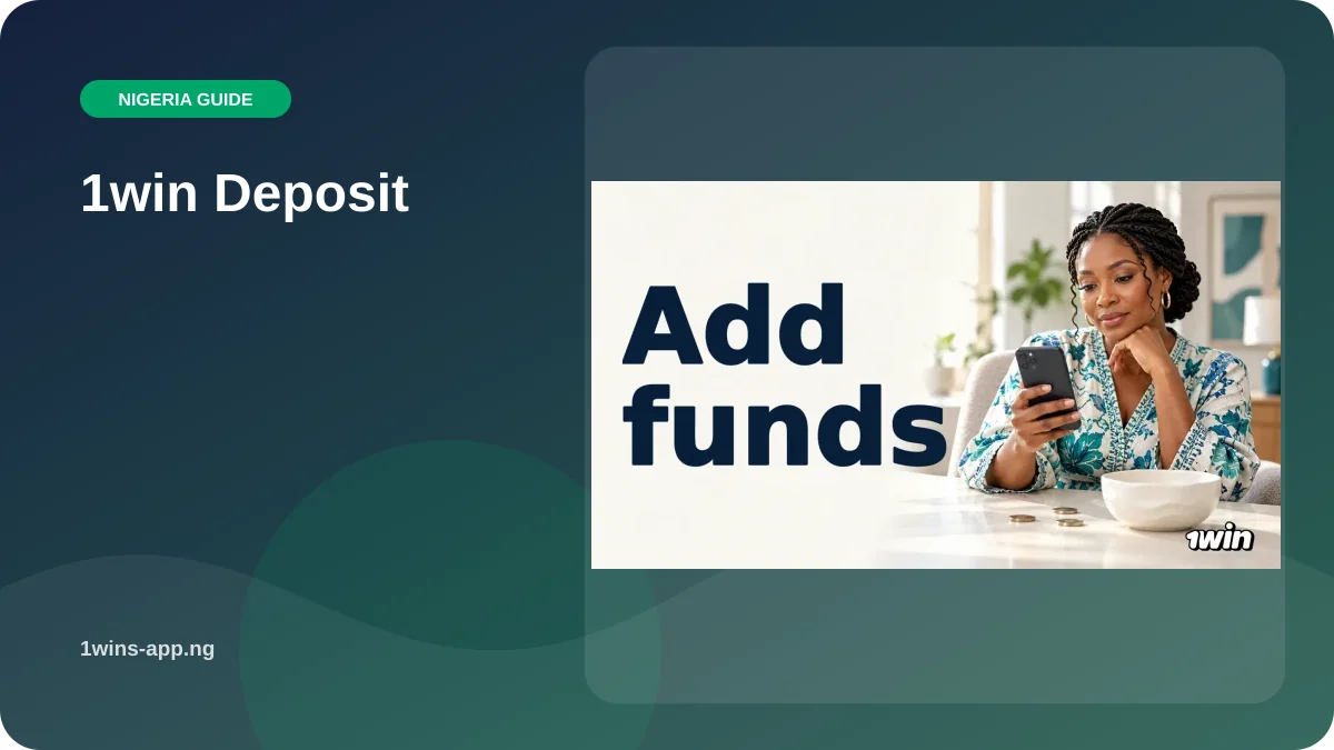 1win Deposit illustration