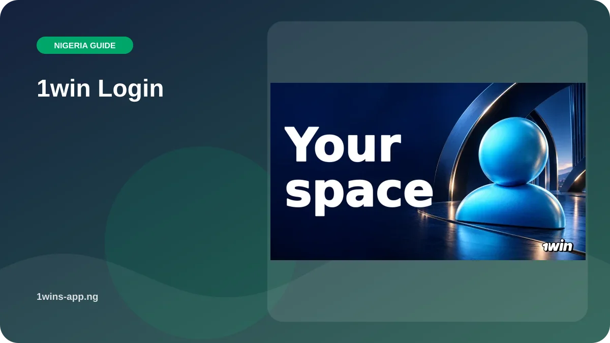 1win Login illustration