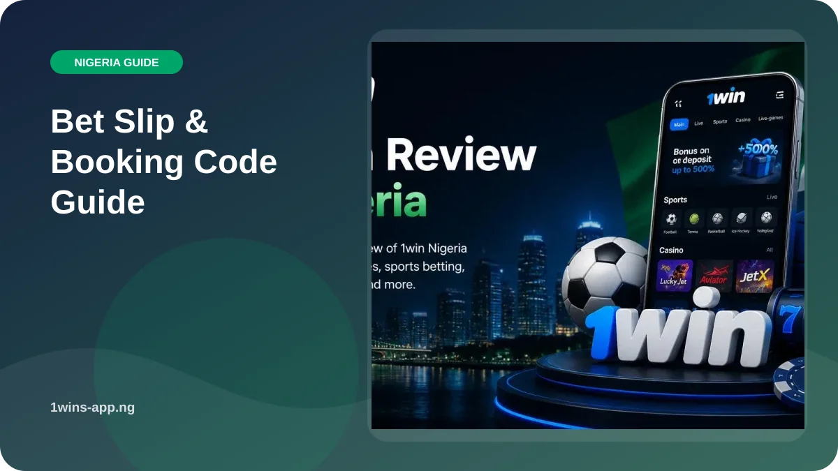 Bet Slip & Booking Code Guide illustration