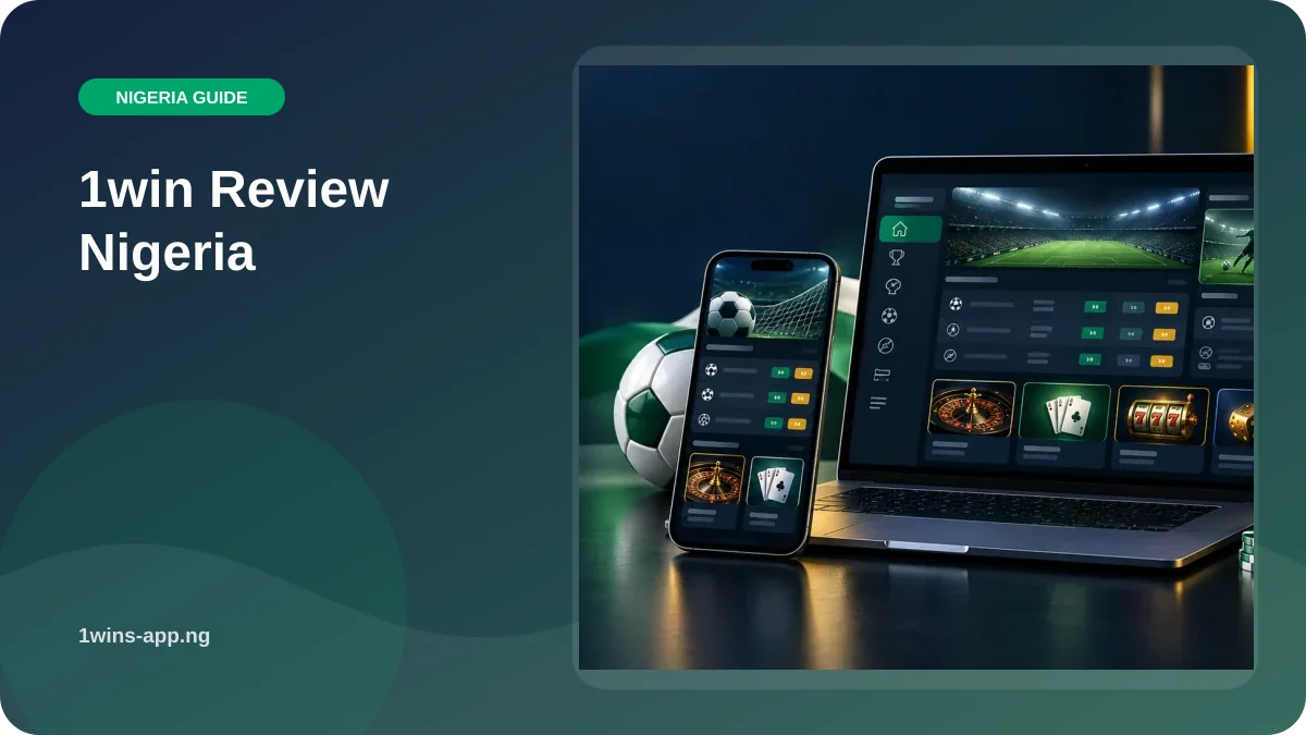 1win Review Nigeria illustration