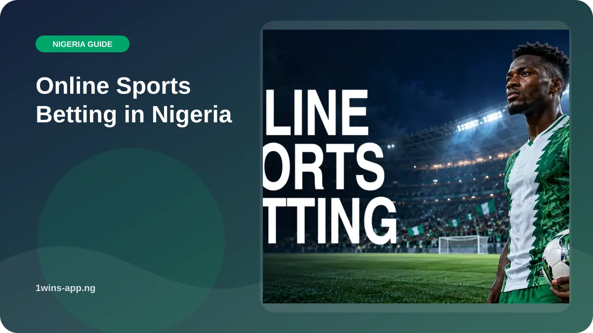 Online Sports Betting in Nigeria illustration
